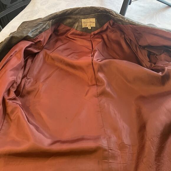 Rare “Mad Max” Themed 1980’s Leather Jacket - Made in the USA - Sm - Picture 13 of 16